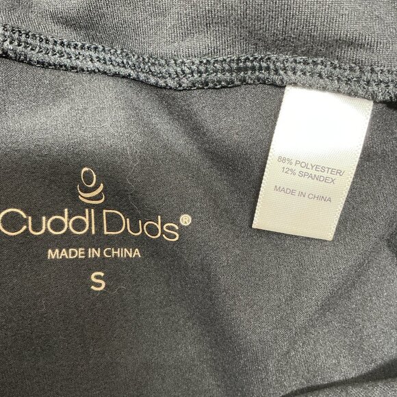 Small Leggings Flexwear Black  Cuddl Duds - Picture 4 of 7